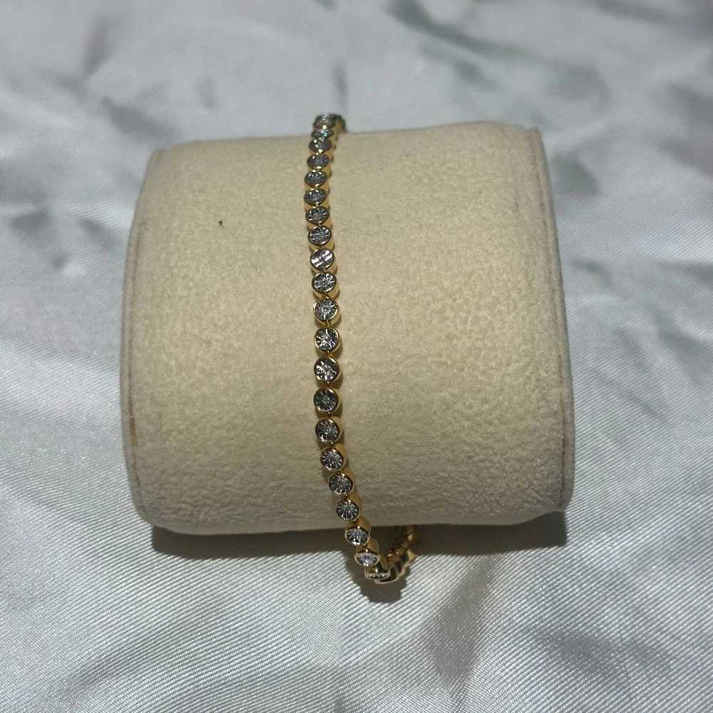 Mónica vinader  lab -grown Diamond tennis bracelet